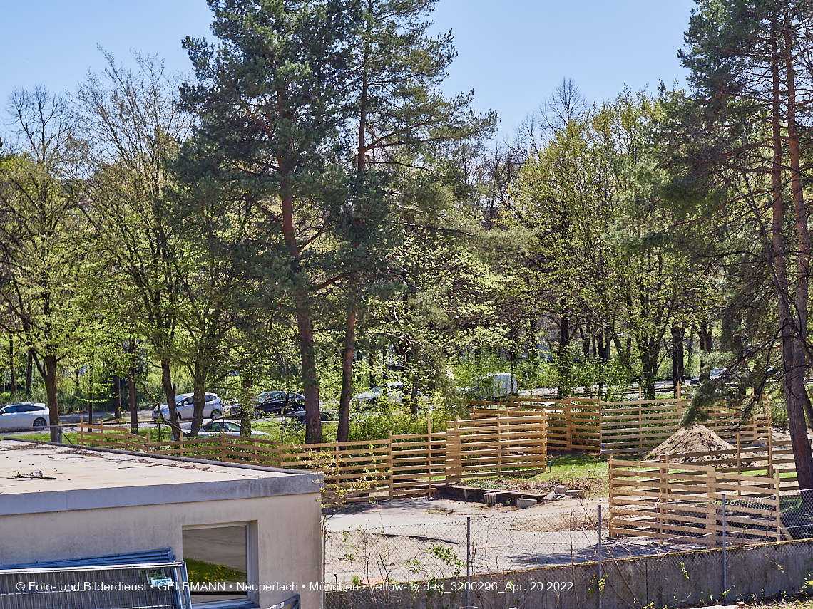 20.04.2022 - Baustelle am Haus für Kinder in Neuperlach